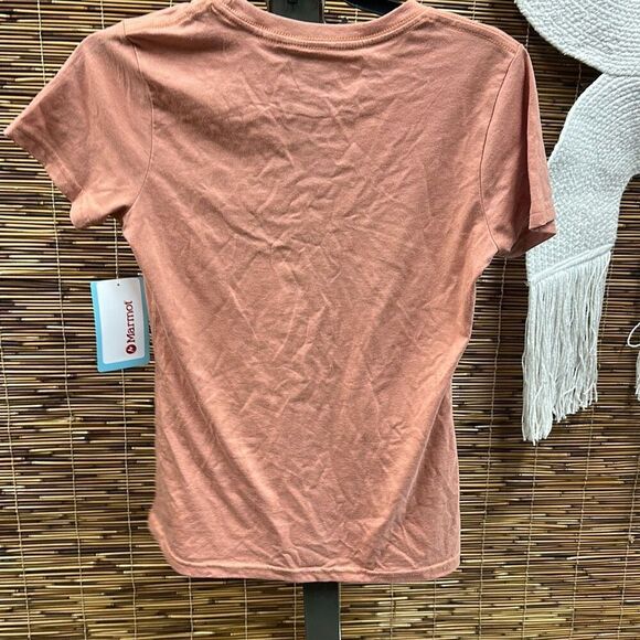 Marmot Coastal T-Shirt Rosewood‎ Pink Size Small - Picture 3 of 3